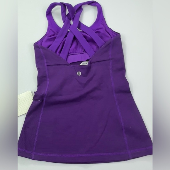 NWT Lululemon Enhearten Tank purple size 2 - Picture 3 of 7